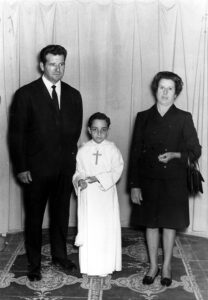 Gent de la Segarra; Ramon Cuadros i Boldú amb els seus pares Modest i Montserrat