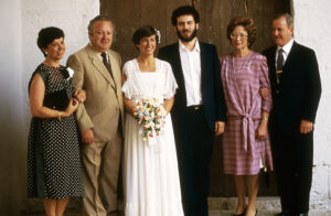 Gent d'Alforja; Ma. Teresa Huguet i Vilella (1959); Ricard Gener i Andújar (1961); Teresa Vilella i Àvila (1929-2017); Joan Huguet i Simó (1930-1987)