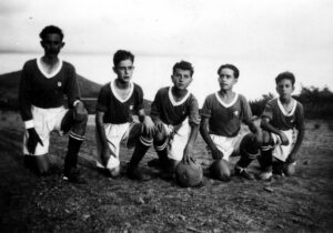Gent d'Alforja; Joan Huguet i Simó (1930-87); Josep Puig i Àvila (1930-2020); Robert Vilella i Tost (1928-2005); Agustí Porqueres i Salvat (1929-2015)