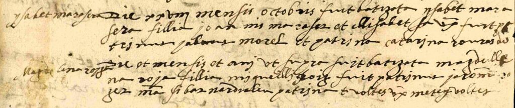 Mostra de registres a l'AHAT: baptisme segle XVI